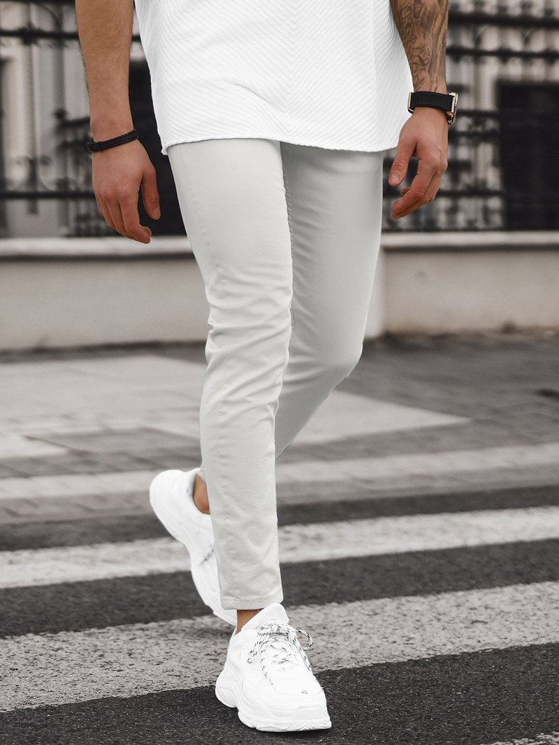 Pánské Džíny Šedé OZONEE E/5194/01