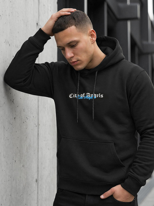 Pánská Mikina Černá OZONEE JS/21B1901/3