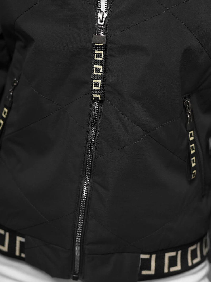 Dámská Bunda Černá OZONEE JS/5M3161/392