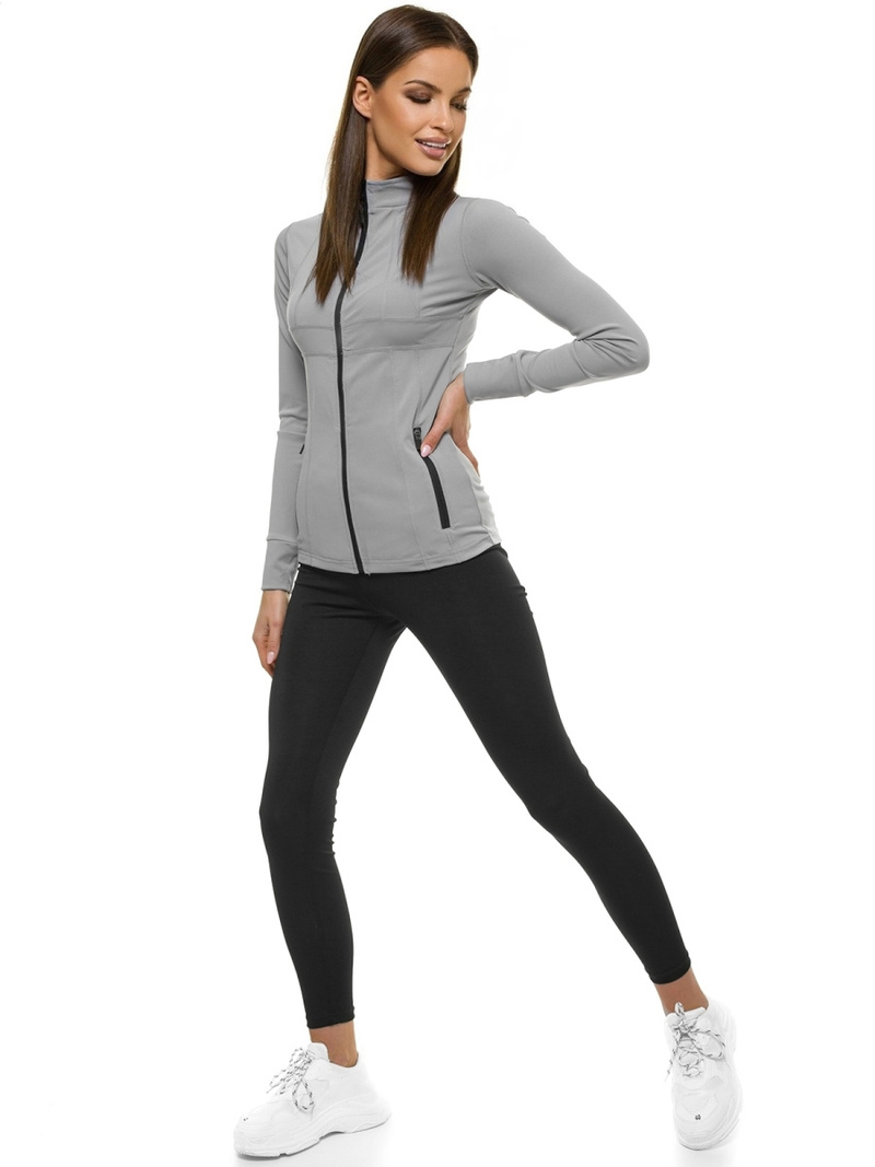 Dámská Mikina Šedá OZONEE JS/HD151/3