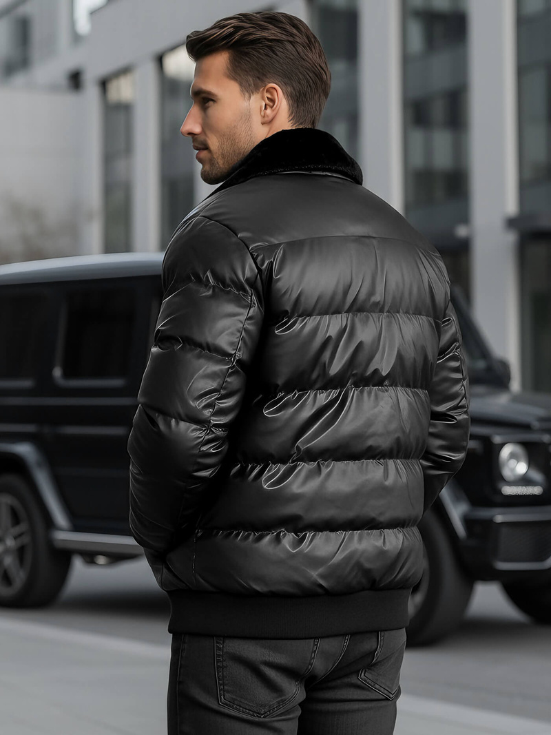 Pánská Bunda Černá OZONEE O/M795Z