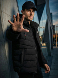 Pánská Bunda Černá OZONEE JS/31M5081/392