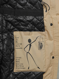 Dámská Bunda Béžová OZONEE O/W377