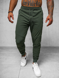 Pánské Chino Kalhoty Khaki OZONEE O/DC468
