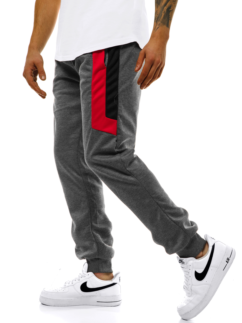 Pánské Tepláky Grafitové OZONEE JS/JZ11019