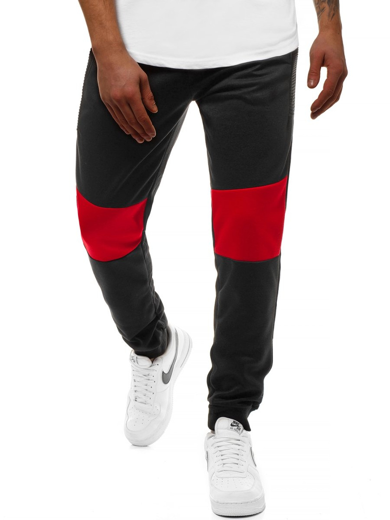 Pánské Tepláky Černé OZONEE JS/JZ11015