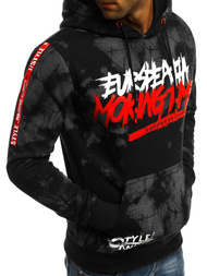 Pánská Mikina Černá OZONEE JS/DD210Z