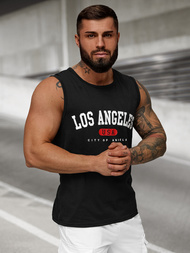 Pánské Tílko Černé OZONEE JS/8B1715/3Z