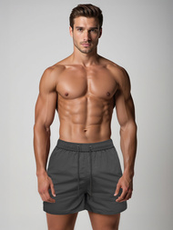 Pánské Koupací Šortky Grafitové OZONEE JS/XL018/5Z