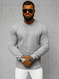 Pánská Mikina Šedá OZONEE JS/2001-10Z