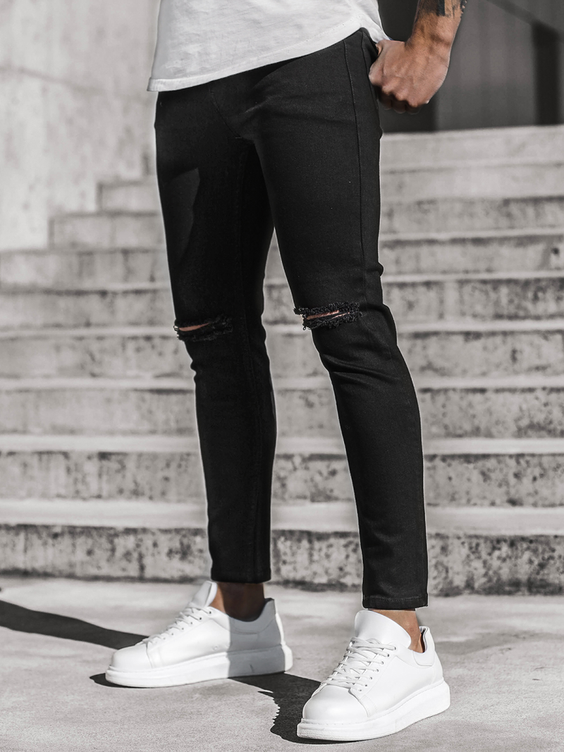 Pánské Džíny Černé/2 OZONEE DP/585