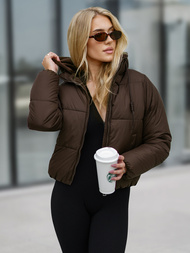 Dámská Bunda Čokoláda OZONEE JS/16M9187/158