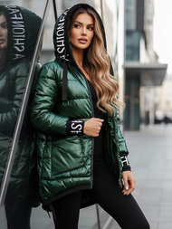 Dámská Bunda Zelené OZONEE JS/5M3188/238Z