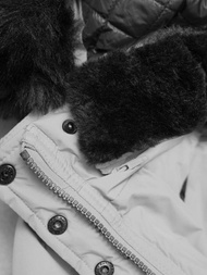 Dámská Bunda Šedé OZONEE O/W377Z