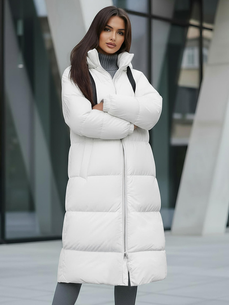 Dámská Bunda Bílá OZONEE JS/5M3163/281Z