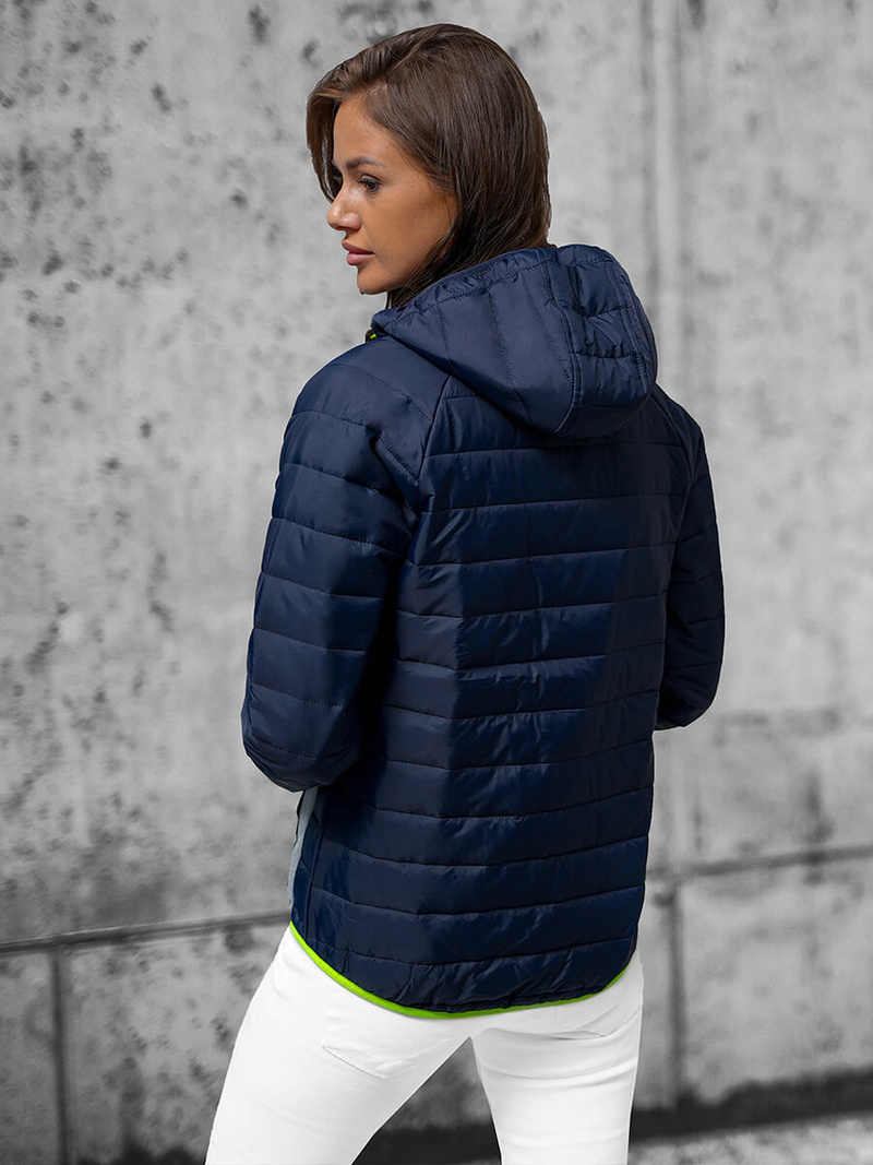 Dámská Bunda Námořnická Modřá OZONEE JS/8M911/215