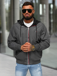 Pánská Oboustranná Bunda Černá OZONEE JS/16M9207/392