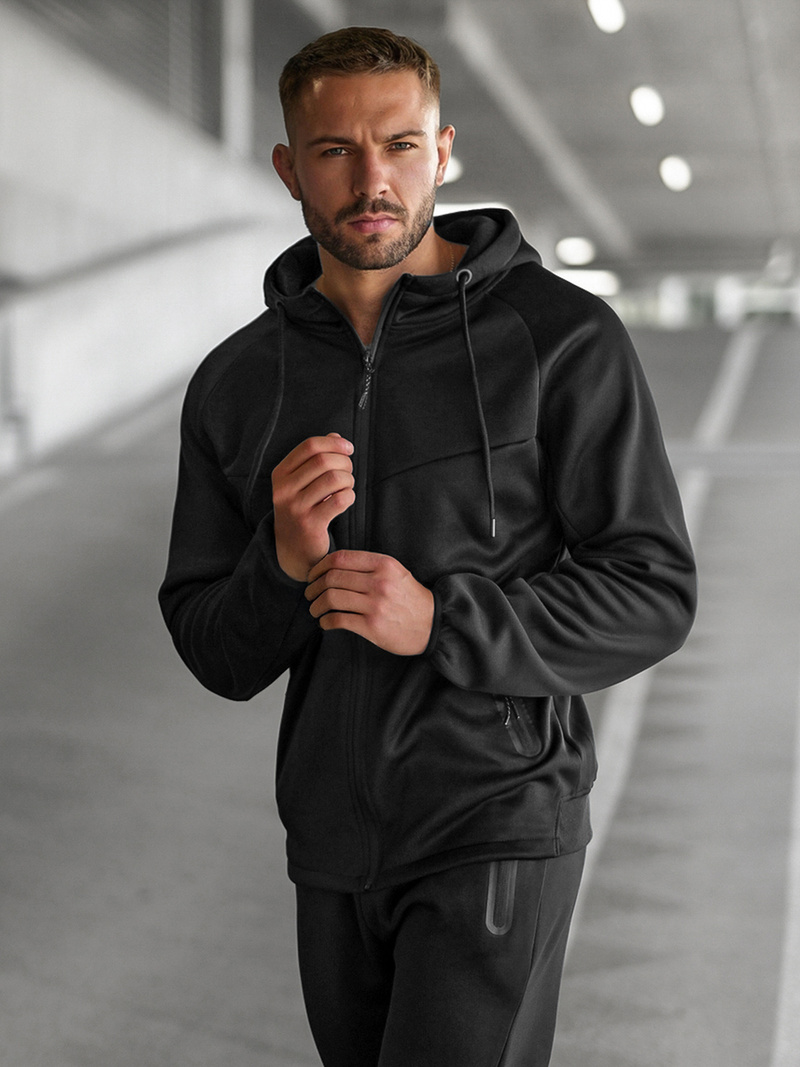 Pánská Tepláková Souprava Černá OZONEE JS/8C1967/3