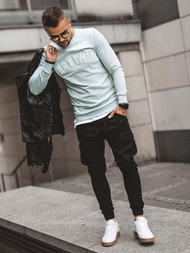 Pánská Mikina Mentolová OZONEE B/181905