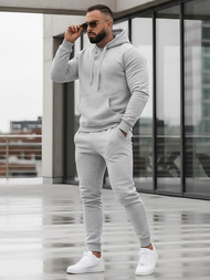 Pánská Tepláková Souprava šedá OZONEE JS/68C10381/2Z