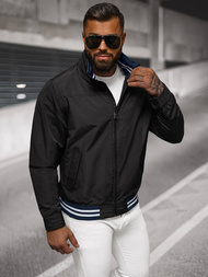 Pánská Bunda Černá OZONEE JS/5M3101/392Z