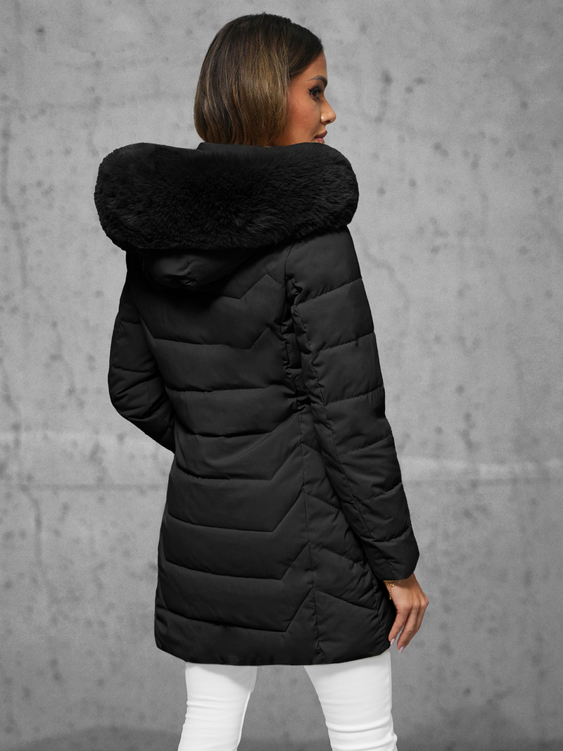 Dámská Bunda Černá OZONEE JS/16M9121/392