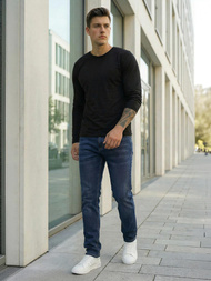 Pánské Džíny Tmavě-Modré OZONEE DO/4048/2Z