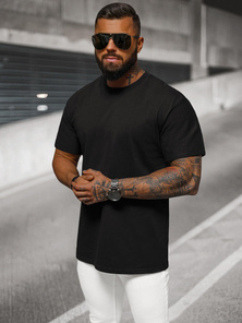 Pánské Tričko Černé OZONEE NB/MT3098