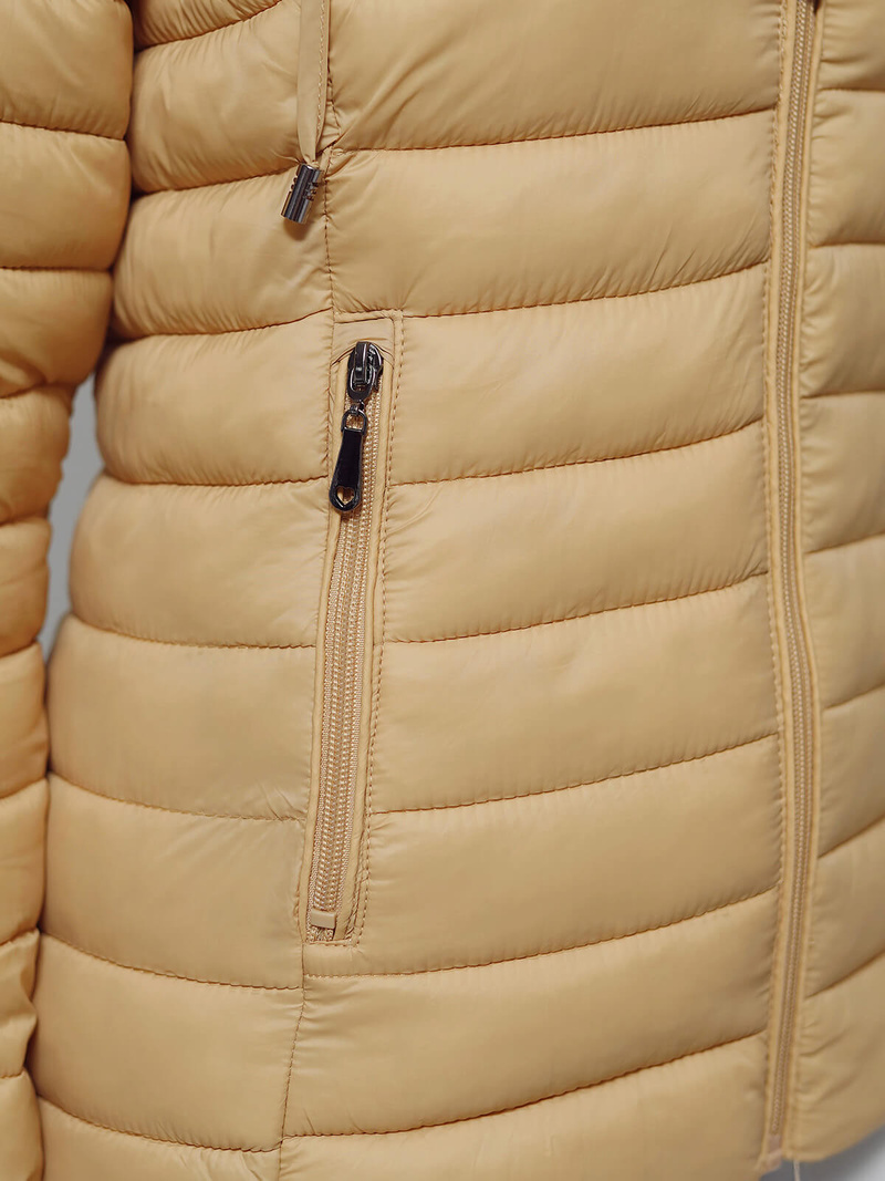 Dámská Bunda Béžová OZONEE JS/16M9101/254