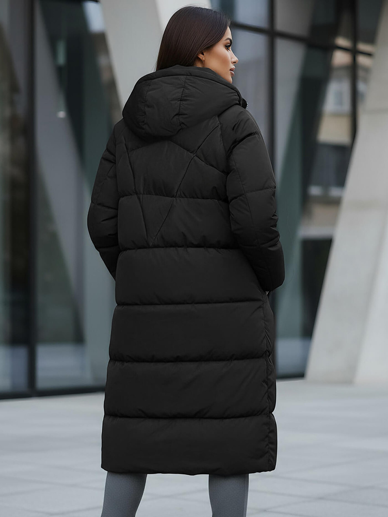 Dámská Bunda Černá OZONEE JS/5M3163/392Z