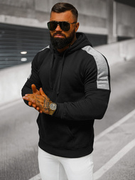 Pánská Mikina Černá OZONEE JS/8B1311/3