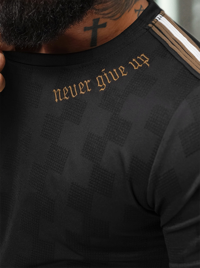 Pánské Tričko Černé OZONEE O/QS11621