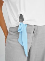 Dámské Tričko Bílo-Modré OZONEE JS/RJ77247