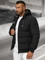 Pánská Zimní Bunda Černá OZONEE JS/31M5026/392