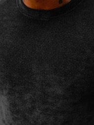 Pánská Mikina Černá OZONEE O/D7289