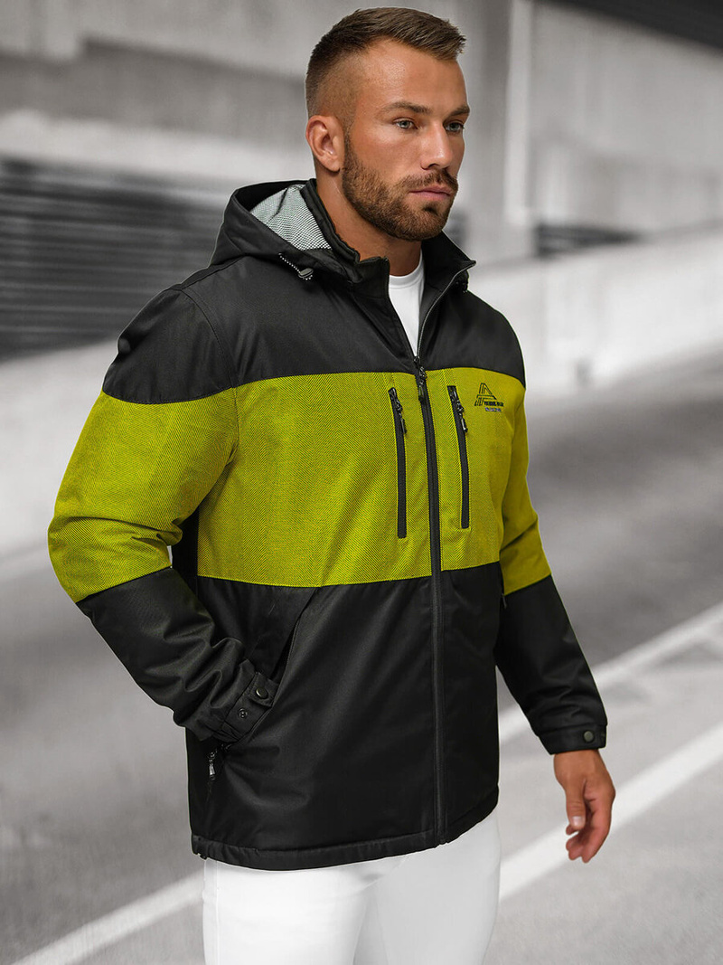 Pánská Bunda Černá OZONEE JS/22M310/392Z