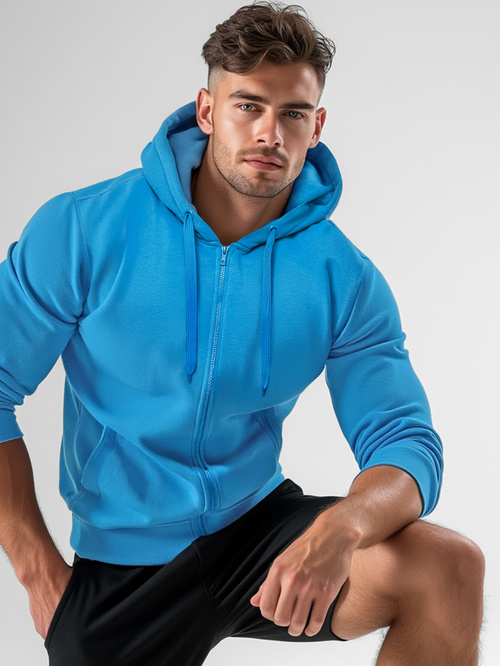 Pánská Mikina Blankytná OZONEE JS/2008