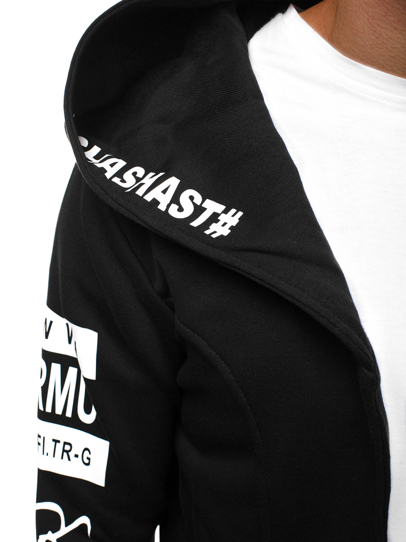 Pánská Mikina Černá OZONEE A/11110Z