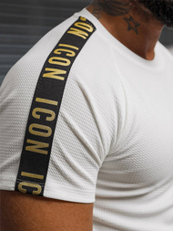 Pánské Tričko Bílé OZONEE O/T7579