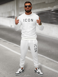 Pánské Tepláky Bílé OZONEE O/D9125Z