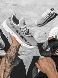 Pánské Sneakery Šedé OZONEE T/02