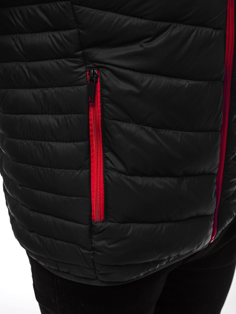 Pánská Bunda Černá OZONEE JB/JP1137