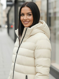 Dámská Bunda Ecru OZONEE JS/M769/281