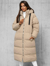 Dámská Bunda Béžová OZONEE JS/5M3163/62Z