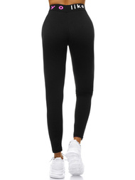 Dámské legíny černo-růžové OZONEE O/82353