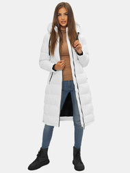 Dámská Bunda Bílá OZONEE JS/M736/281Z