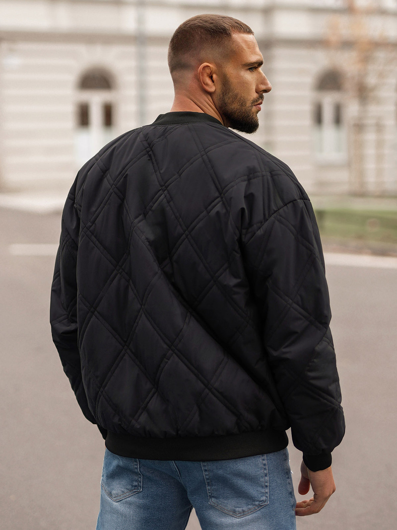 Pánská Bunda Černá OZONEE JS/84M3020/392Z