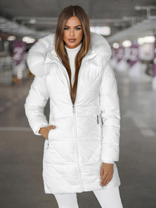 Dámská Bunda Bílá OZONEE JS/16M9099/281Z