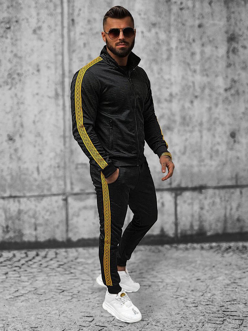 Pánská Tepláková Souprava Černý OZONEE O/3A163