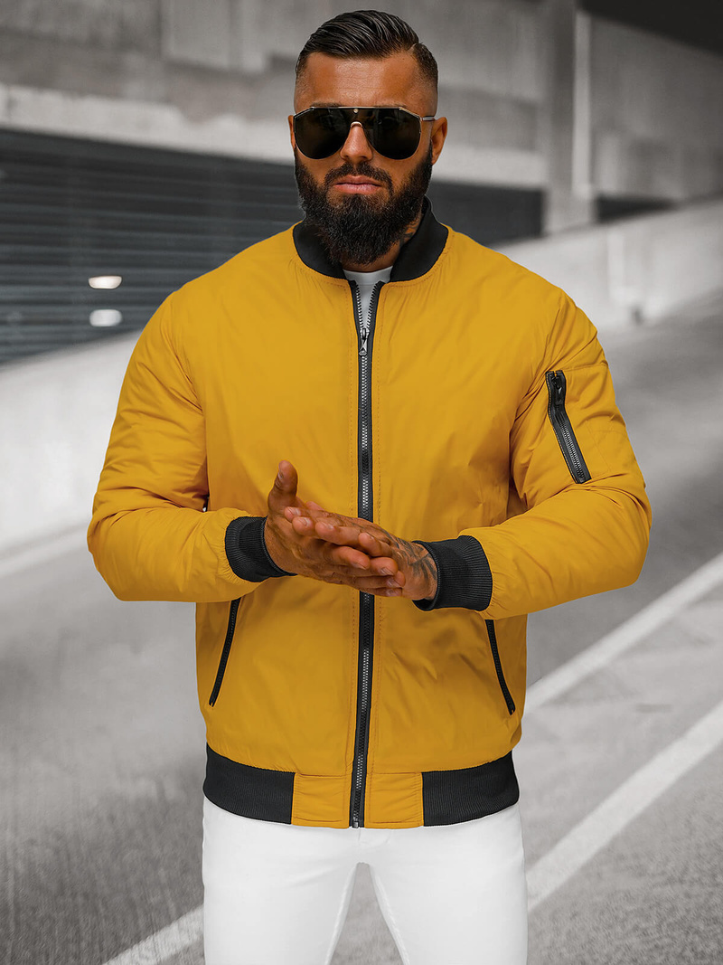 Pánská Bunda Camelová OZONEE JS/AK95Z